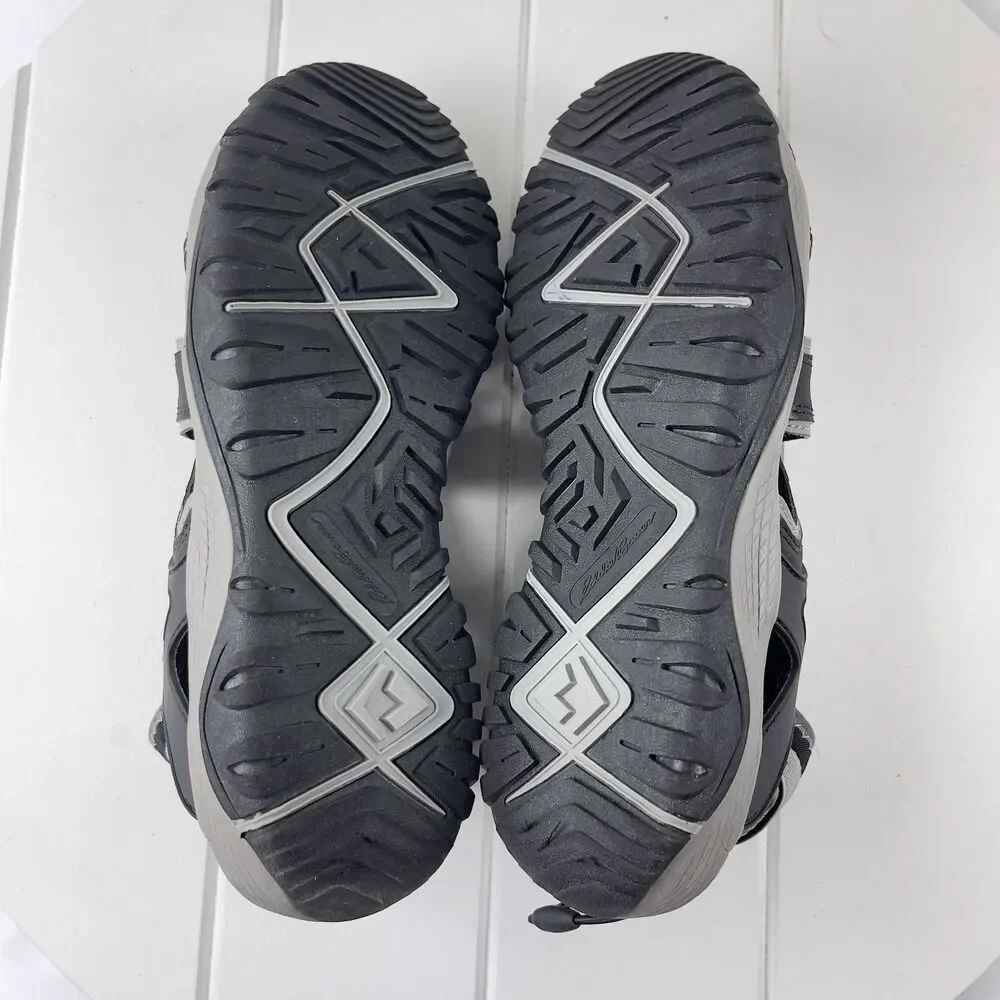 Eddie Bauer Mens Size 9M Rainier Outdoor Hiking Sandals Water Shoes Black